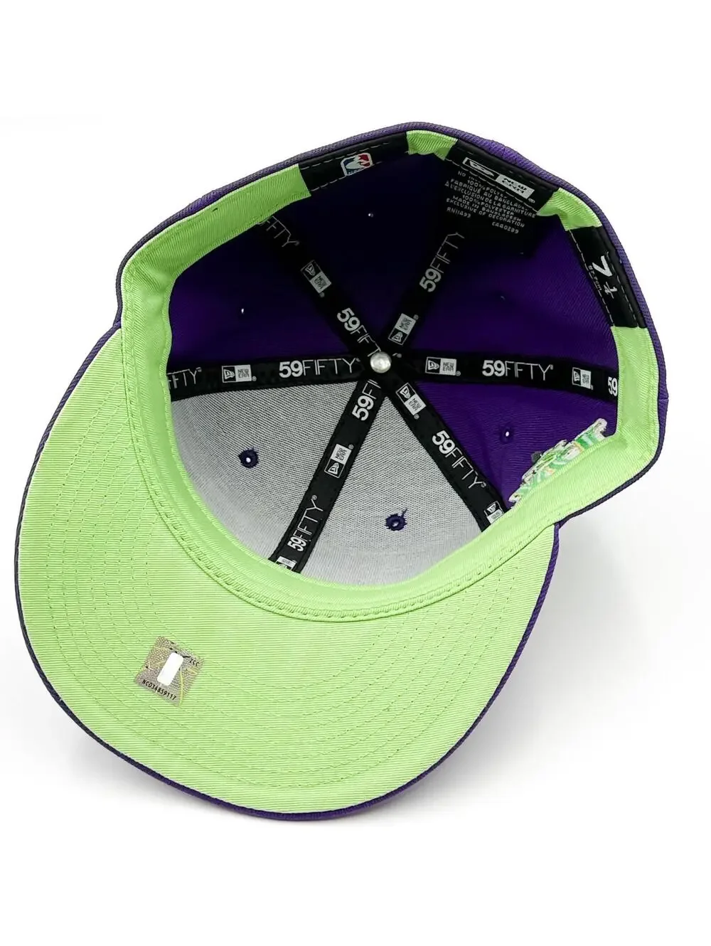 New Era Los Angeles Lakers 59FIFTY Fitted Hat Green Bottom NBA Finals Champs